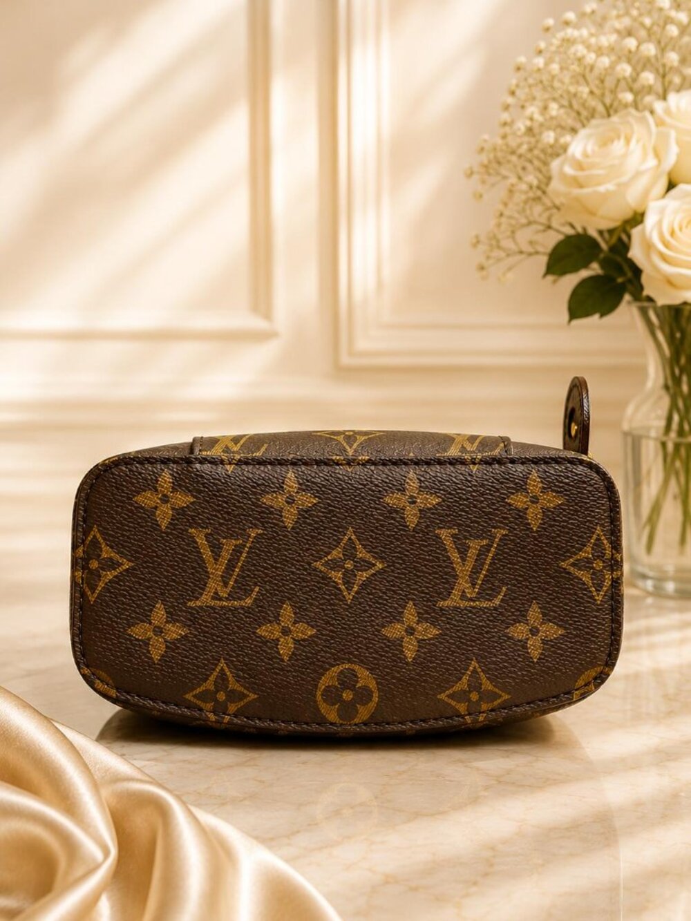 Authentic Louis Vuitton Monte Carlo Monogram Canvas Handbag